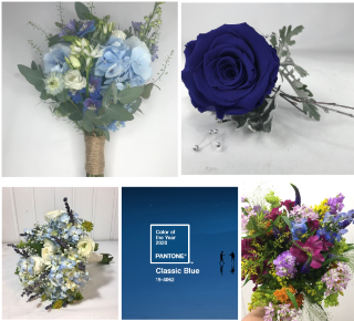 Classic Blue Wedding Flower Inspiration from Liverpool Wedding Florists
